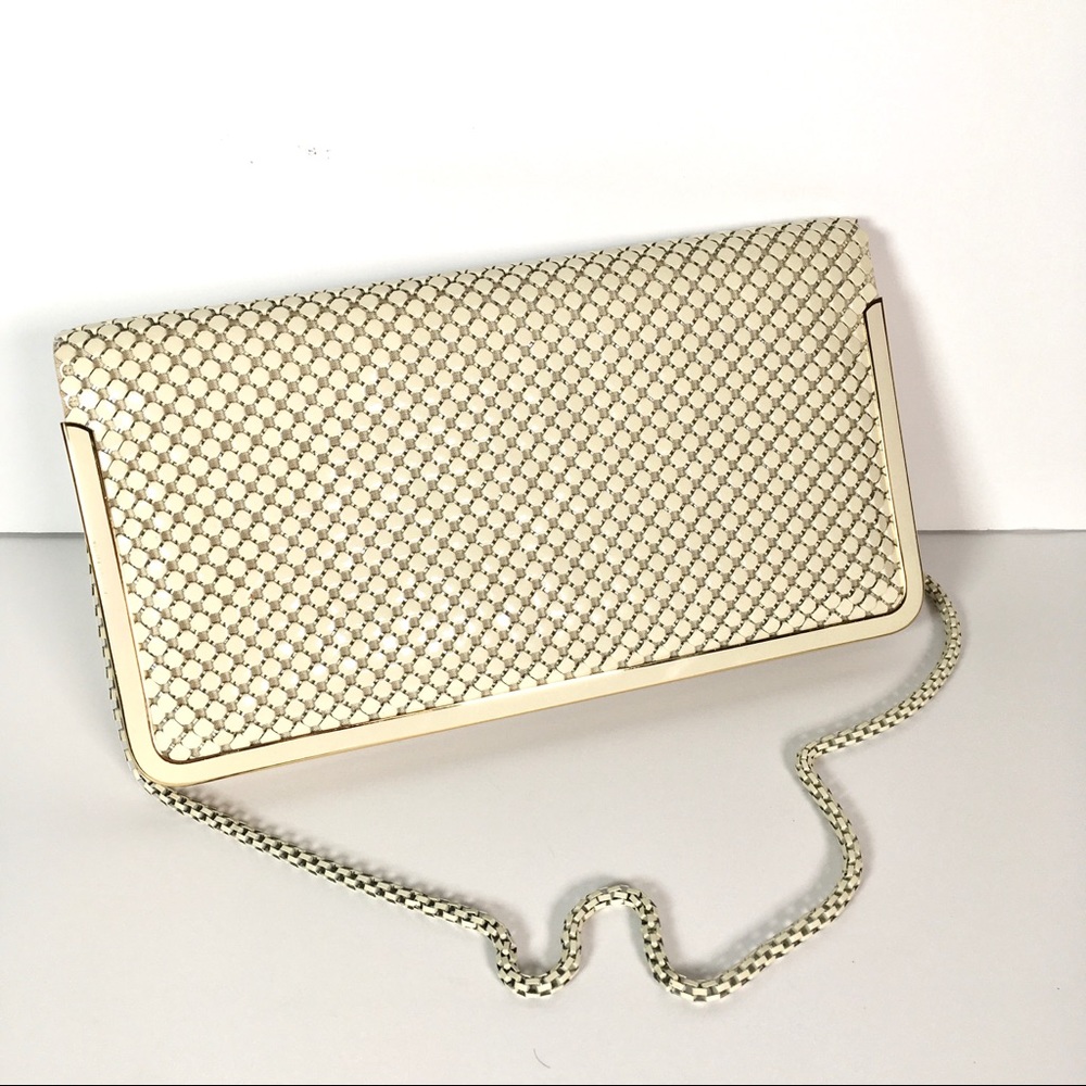 Vintage 60’s Metal Mesh Clutch Shoulder Bag